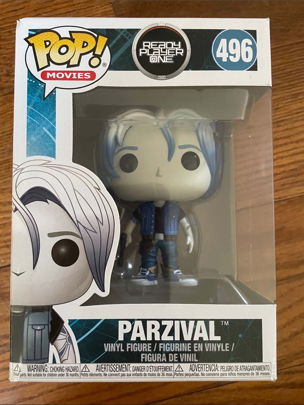 Funko Parzival Vinyl Figure - White & Blue